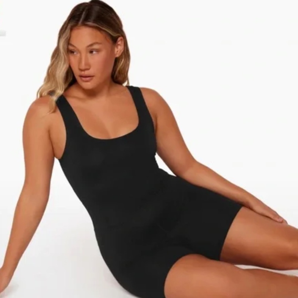 SET Active Black Seamless Shapewear Romper